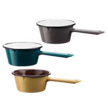 Rondel z rączką GUSTO 14cm/0,6L ŻÓŁTY
